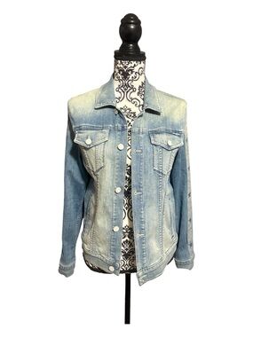 MOTHER The Star Bruiser Denim Jacket in Flight Entertainment